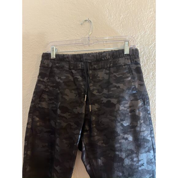 Flog Bevy Shelly Drawstring Pant Stretch Cotton Black Camo 29 Pockets Jogger - Picture 4 of 8